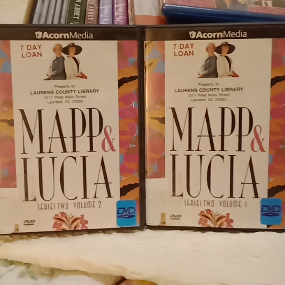 Ex Library. Mapp & Lucia series 2 vol 1 & 2.